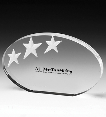 Oval Deep Etch Award