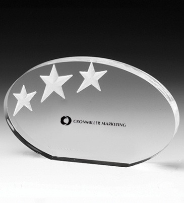 Oval Deep Etch Award