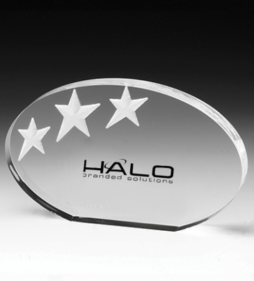 Oval Deep Etch Award