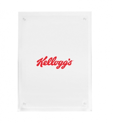 Large Certificate Holder - Clear on Clear - 8" x 10" Insert