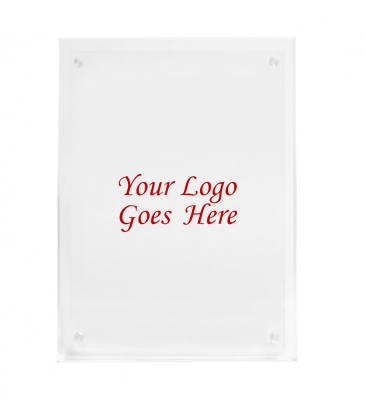 Large Certificate Holder - Clear on Clear - 8" x 10" Insert