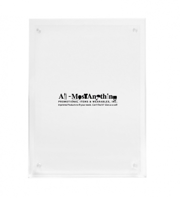 Large Certificate Holder - Clear on Clear - 8" x 10" Insert