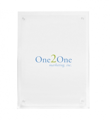 Large Certificate Holder - Clear on Clear - 8" x 10" Insert