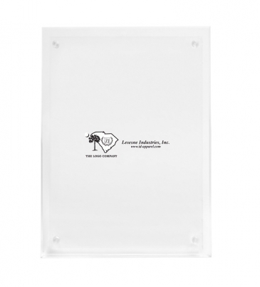 Large Certificate Holder - Clear on Clear - 8" x 10" Insert