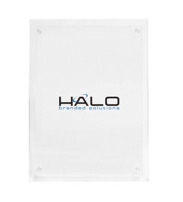 Large Certificate Holder - Clear on Clear - 8" x 10" Insert