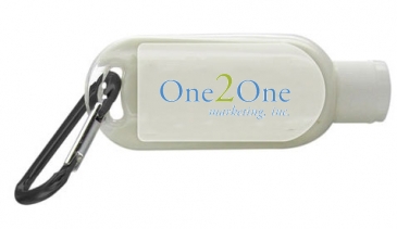 1.9 oz. SPF 30 Sunscreen in Clear Bottle with Carabiner