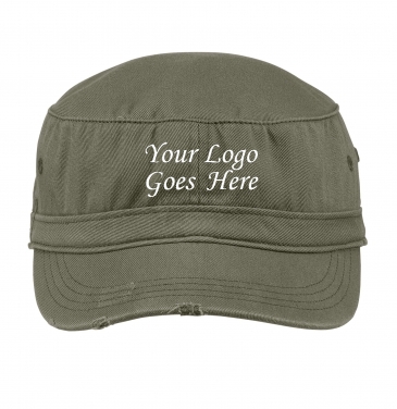 District® - Distressed Military Hat