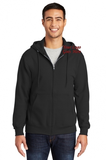 Port & Company - Essential Fleece Full-Zip Hooded Sweatshirt