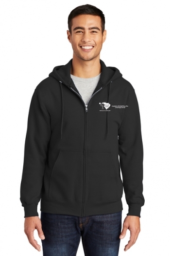 Port & Company - Essential Fleece Full-Zip Hooded Sweatshirt