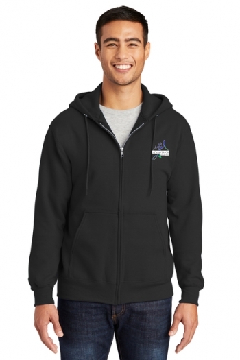 Port & Company - Essential Fleece Full-Zip Hooded Sweatshirt