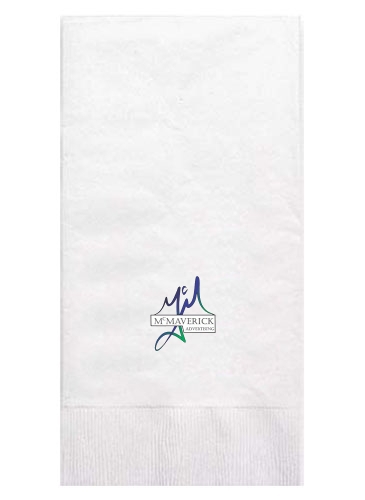 4"x8" White 3-Ply Dinner Napkins - The 500 Line