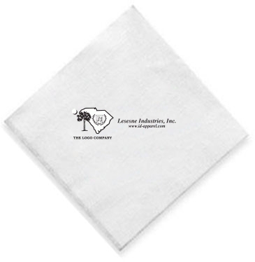5"x5" White Linen Embossed Beverage Napkins - The 500 Line