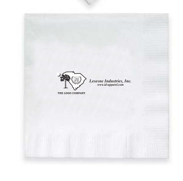 6.5"x6.5" White 3-Ply Luncheon Napkins - The 500 Line