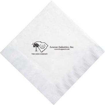 8"x8" 3-Ply White Dinner Napkins - The 500 Line