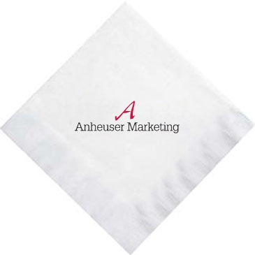 8"x8" 3-Ply White Dinner Napkins - The 500 Line