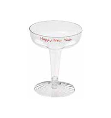 4 Oz. 2-Piece Champagne Glass - Specialty Cups - The 500 Line
