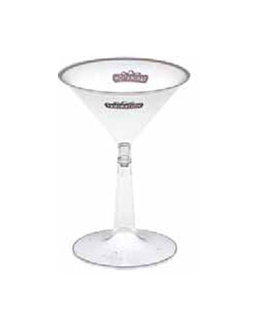 6 Oz. 2-Piece Martini Glass - Specialty Cups - The 500 Line