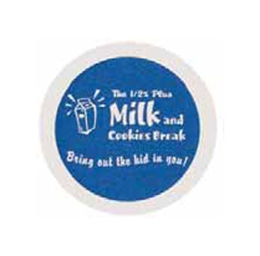 80 Pt. White 3.5" White Round - Pulpboard Coasters - The 500 Line