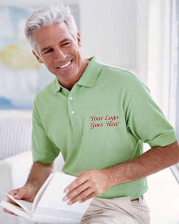 Devon & Jones Mens Pima Pique Short-Sleeve Polo