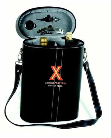Two Bottle Wine Travel Case