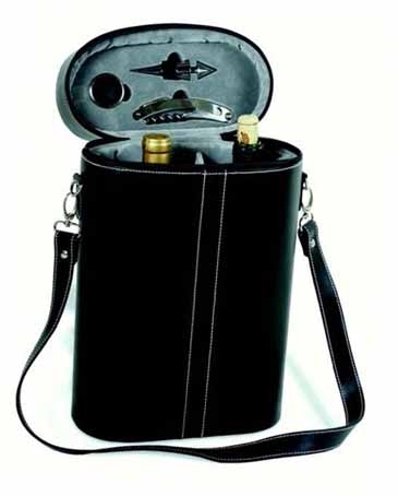 Two Bottle Wine Travel Case