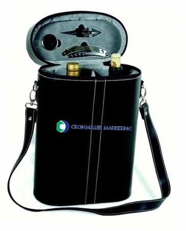 Two Bottle Wine Travel Case