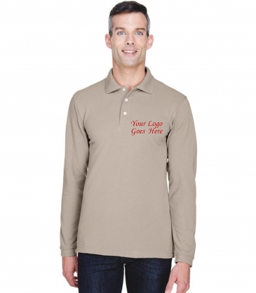 Men's 5.6 oz. Easy Blend™ Long-Sleeve Polo