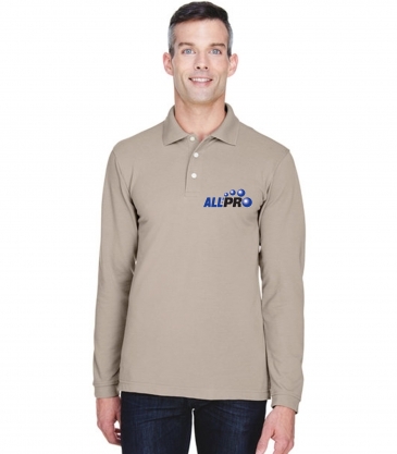 Men's 5.6 oz. Easy Blend™ Long-Sleeve Polo