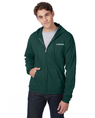 Unisex EcoSmart® Full-Zip Hooded Sweatshirt