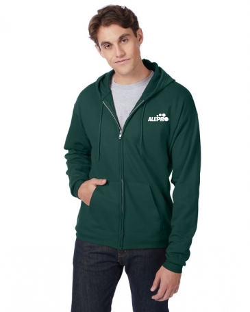 Unisex EcoSmart® Full-Zip Hooded Sweatshirt