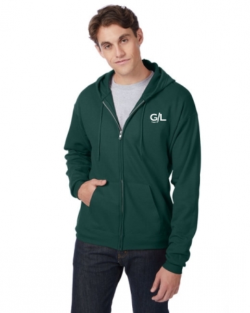Hanes Adult EcoSmart® Full-Zip Hooded Sweatshirt