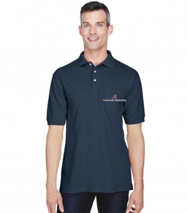 Harriton Men's Easy Blend™ Polo with Pocket