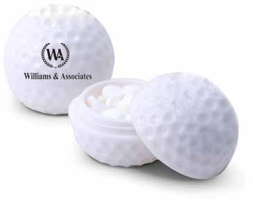 Golf Ball Sweets Container