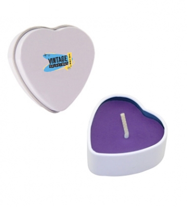 Heart Tin Candle