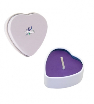 Heart Tin Candle