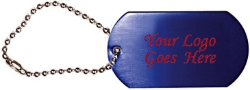 Dog Tag with 4 1/2" Ball Chain