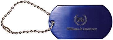 Dog Tag with 4 1/2" Ball Chain