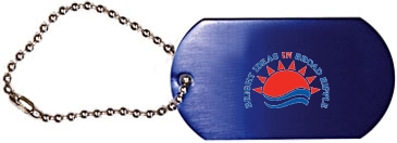 Dog Tag with 4 1/2" Ball Chain