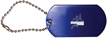 Dog Tag with 4 1/2" Ball Chain