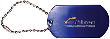 Dog Tag with 4 1/2" Ball Chain