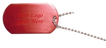 Dog Tag with 23 1/2" Ball Chain