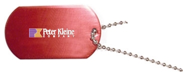 Dog Tag with 23 1/2" Ball Chain