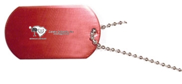 Dog Tag with 23 1/2" Ball Chain