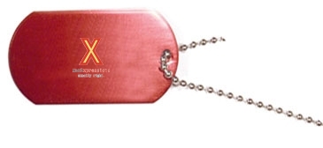 Dog Tag with 23 1/2" Ball Chain