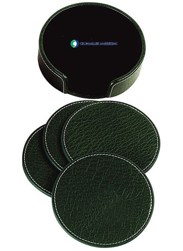 Leather Coaster Set