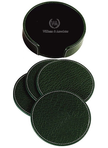Leather Coaster Set