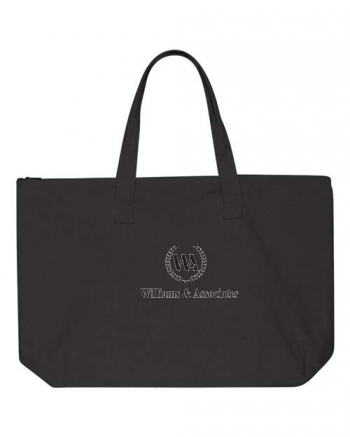 Tote with Top Zippered Closure