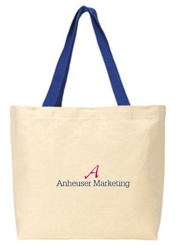 Colored Handle Tote