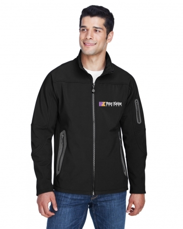 North End Men's Three-Layer Fleece Bonded Soft Shell Technical Ja