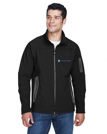 North End Men's Three-Layer Fleece Bonded Soft Shell Technical Ja